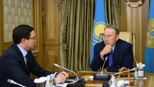 Встреча Назарбаева с председателем Нац. Банка
